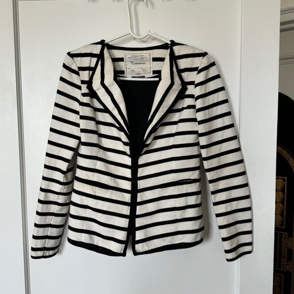 Anthropologie Cartonnier Striped Blazer sz Small - Picture 1 of 2
